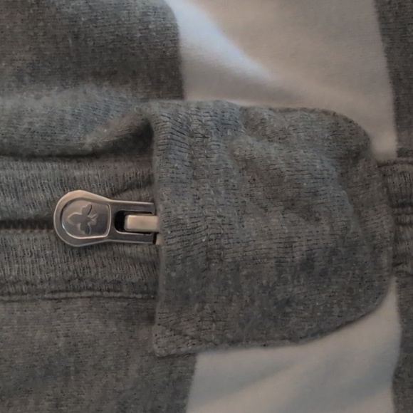 Burt's Bees L Gray Striped Sleep Sack 0.5 TOG - Picture 6 of 6